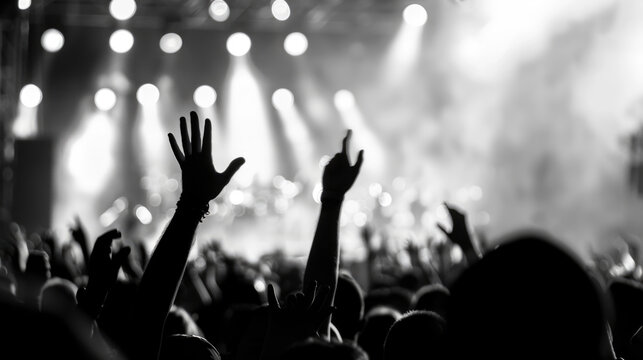 Background for a music festival or outdoor concert invitation, inspiration for a card, poster, flyer or similar with copy space