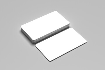 Plastic or white paper business cards