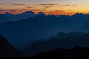 Obraz premium Giau Pass (Passo Giau), Dolomites Alps, South Tyrol, Italy