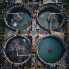 Fototapeta premium waste water tank