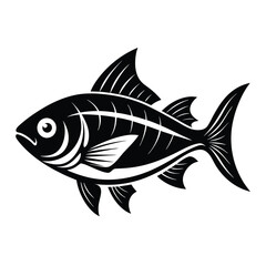 Fish  Silhouette Vector Illustration