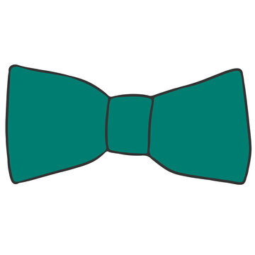 recommend clip art: green bow tie mockup cartoon illustration