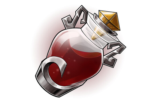 Potion Fantasy Magique Couleur - illustration