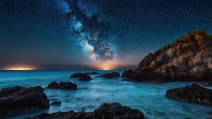 sunset over the ocean