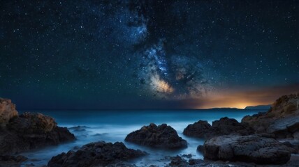 sunset over the ocean