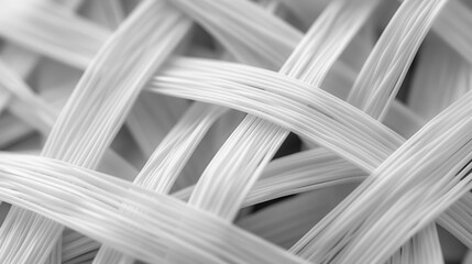 a close up of a bunch of white wires