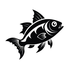 Fish  Silhouette Vector Illustration