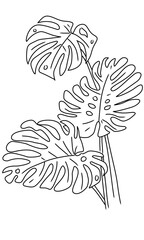 Fototapeta premium Elements illustration stamp decoration plant flower