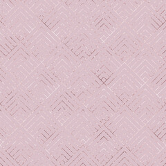 Geometric seamless pattern. Repeating luxury background. Abstract glitter design for prints. Repeated geometry texture. Repeat delicate graphic lattice. Modern stylish wallpaper. Vector illustration