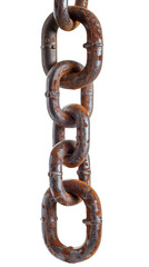 Obraz premium Grunge Chain with Large Metal Links