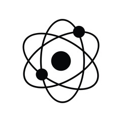 solar system glyph icon with white background vector stock illustration © pixel Btyess
