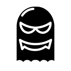 horror show genre solid icon