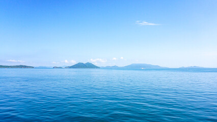 小豆島行きフェリーの風景