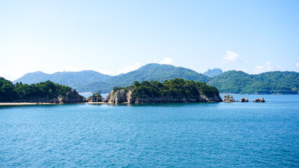 小豆島行きフェリーの風景