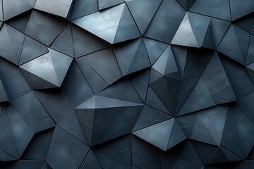 Abstract 3D Geometric Polygon Background