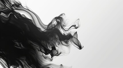 Flowing Smoke Texture Background