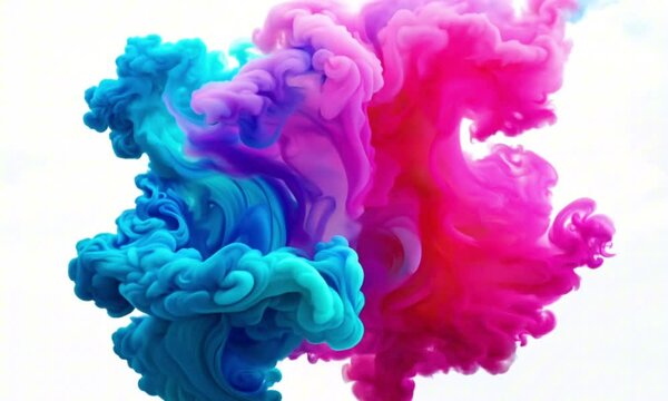 pink party fog. Isolated blue, teal, purple , aqua smoke cloud or think cloud