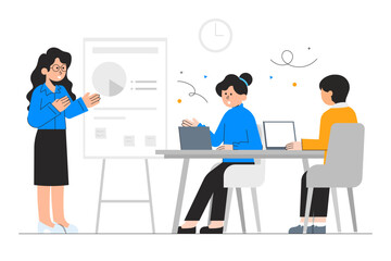 Meeting Presentations Illustrations