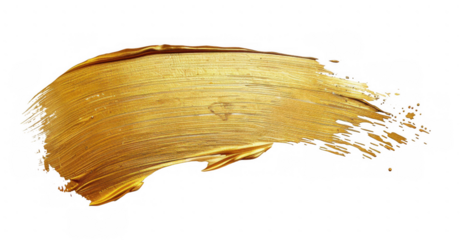 Gold Paint Stroke