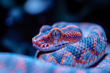 Fototapeta premium Snake. Symbol of 2025