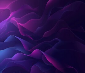 Obraz premium dark purple background glowing soft elements, vaporwave colors, gradient glowing effect