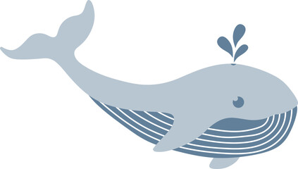 Whale Vector Illustration 