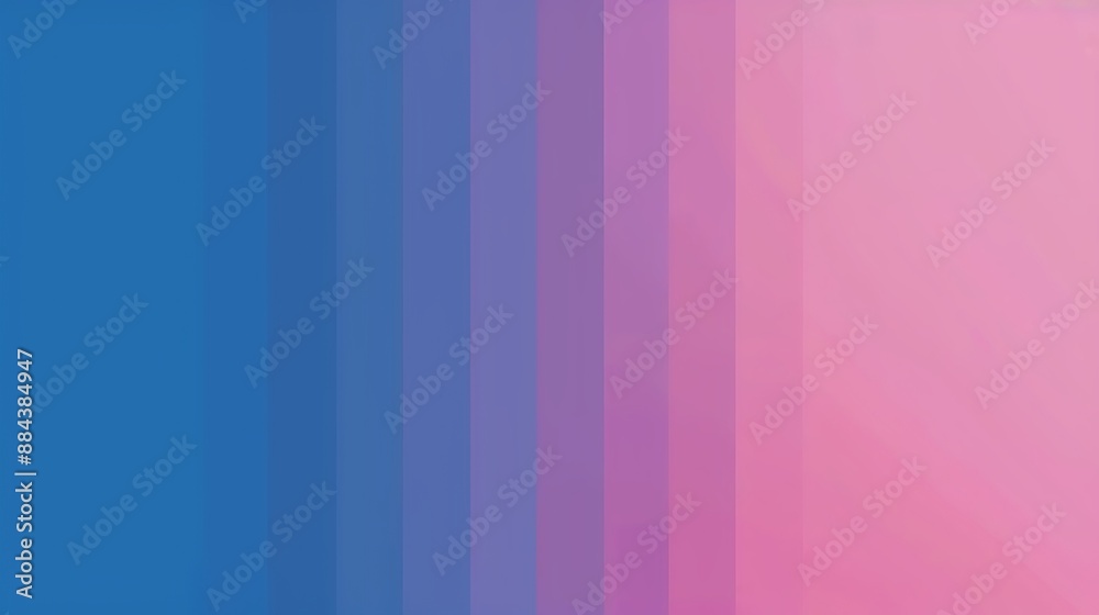 Sticker A serene image showcasing a smooth gradient transition from deep blue to soft pink, representing calm and tranquility with smooth color blending.