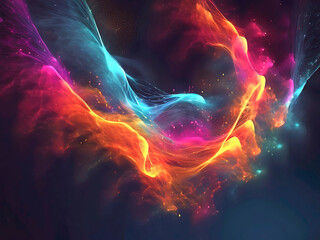 Abstract colourful bakground made with real light effect background