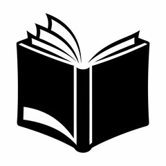 Books Black silhouette