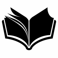 Books Black silhouette