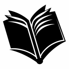 Books Black silhouette