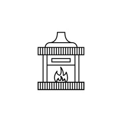 furnace icon illustration