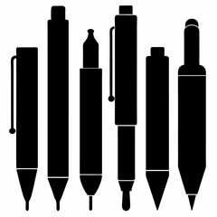 pen Black silhouette