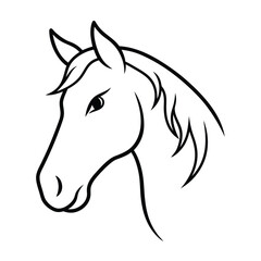 Horse Silhouette Vector Illustration
