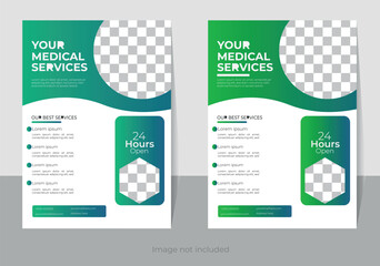 Minimalist Medical Flyer Design.