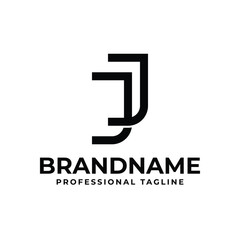 Letters JJ Monogram Logo, suitable for any business with JJ initials