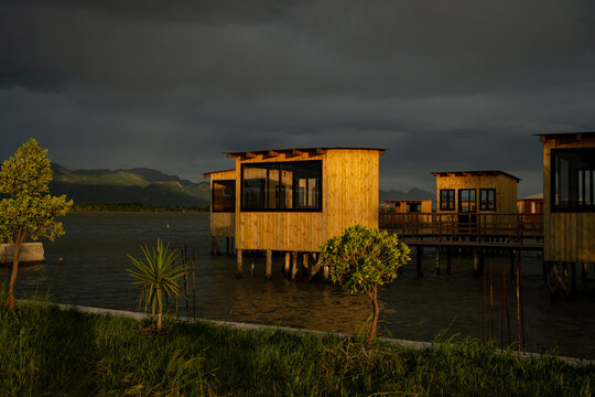 Albania a natural jewel on the Balkan.Lagoon of Patok