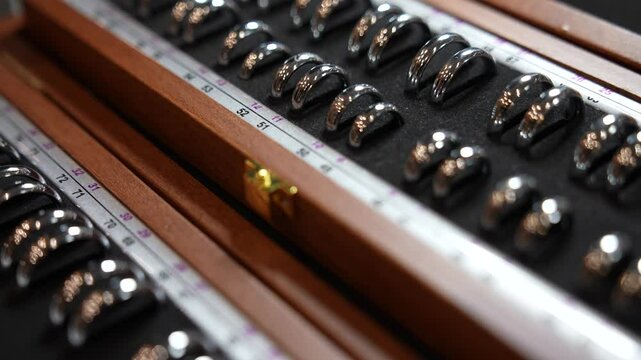 925 Sterling Silber Ringe bei Luxusmesse