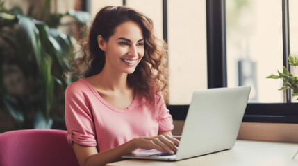 Elegant Caucasian Woman Wearing Dress - Photorealistic Image