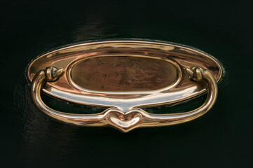 Art Nouveau Brass Letterbox