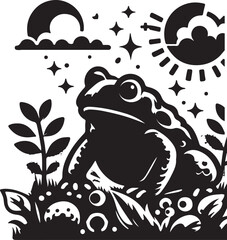 Animal Toad new vector 2024