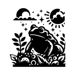 Animal Toad new vector 2024