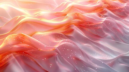 Obraz premium Translucent fabric with soft glowing light - generative ai