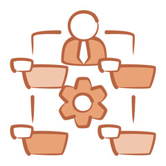 Organization Structure Icon
