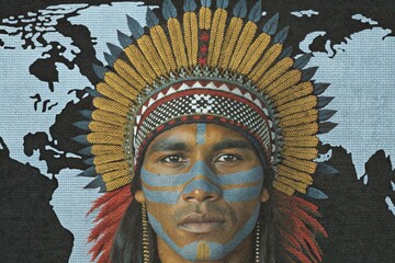 Obraz premium illustration for International Day of the World's Indigenous Peoples
