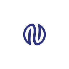 N letter abstract simple logo. S line style design. Usable for Business and Branding vector