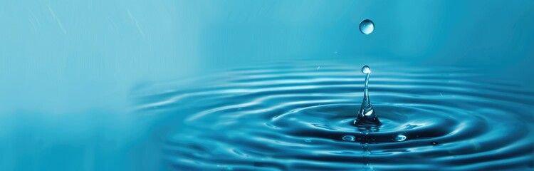 Water Droplet Impacting Water Surface