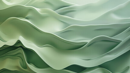 Fototapeta premium abstract green wave background, green waves
