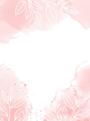 pink floral background