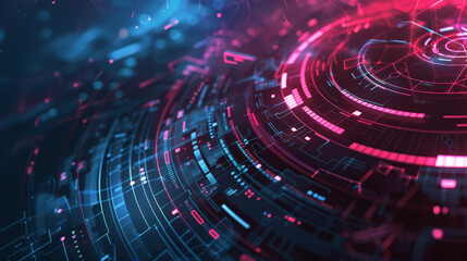 Obraz premium modern technology background